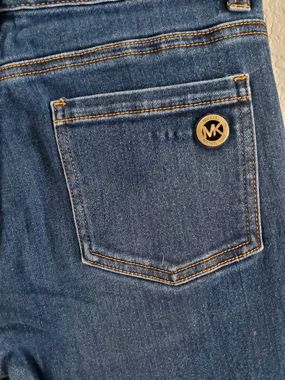 Michael Kors Dark Blue High-Rise Skinny Jeans